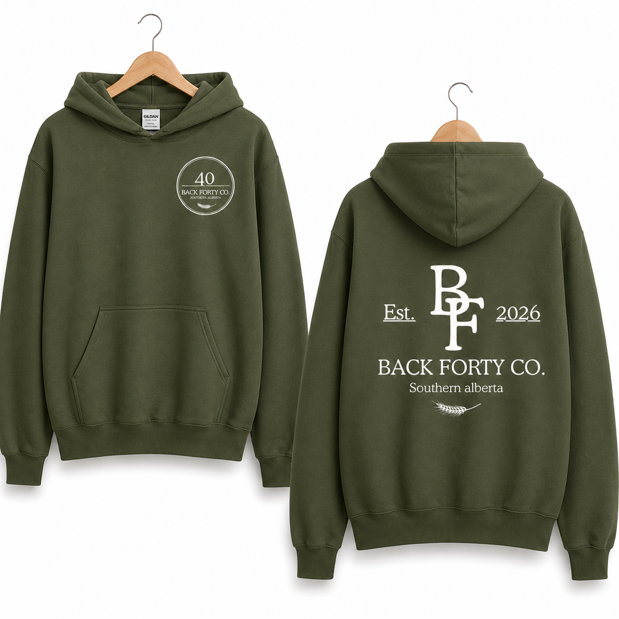 Back Forty Unisex Hoodie