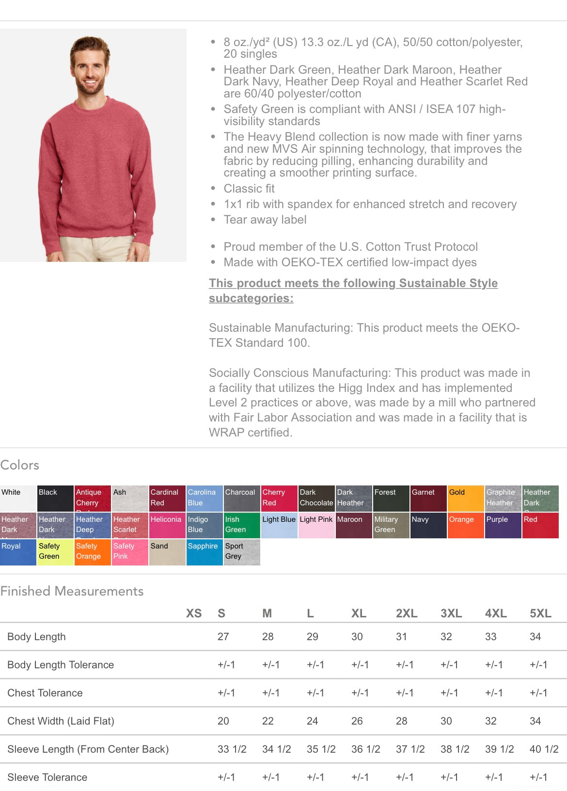 RRAA Adult Crewneck
