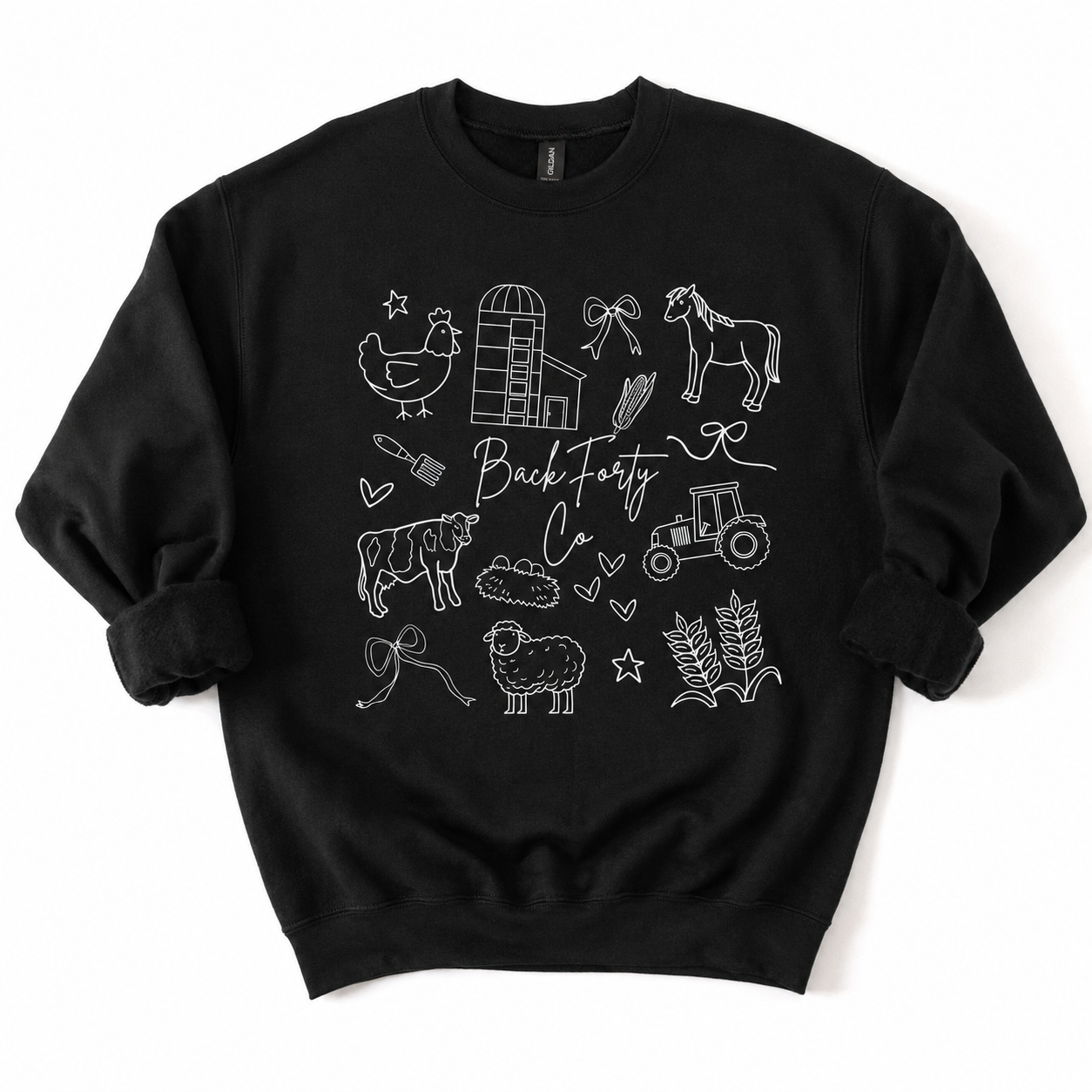 Back Forty Doodle Crew neck